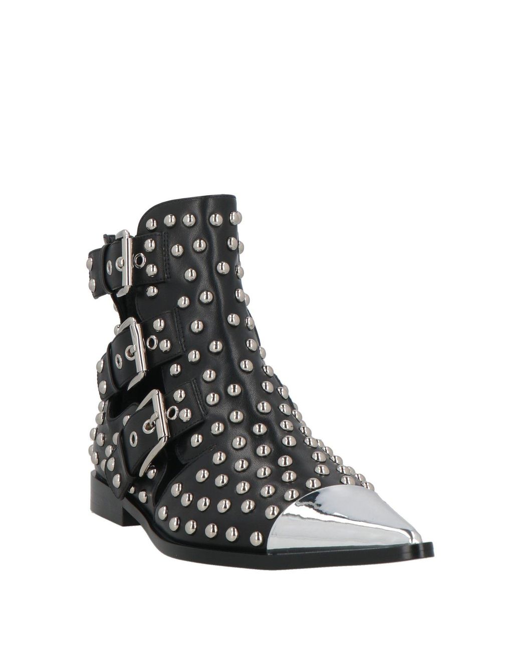 Jeffrey Campbell Black Ankle Boots Leather