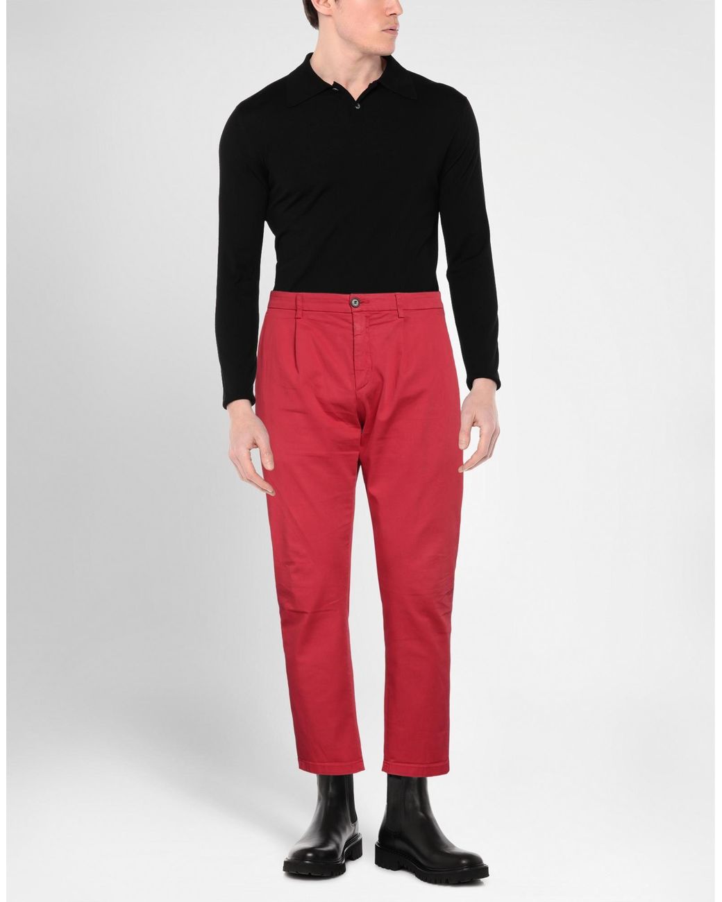 Department 5 Red Trouser for men