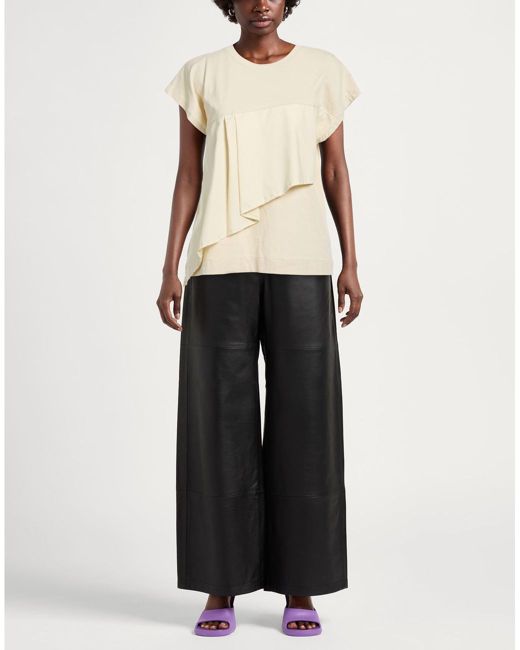 T-Shirt Alpha Studio en coloris Natural