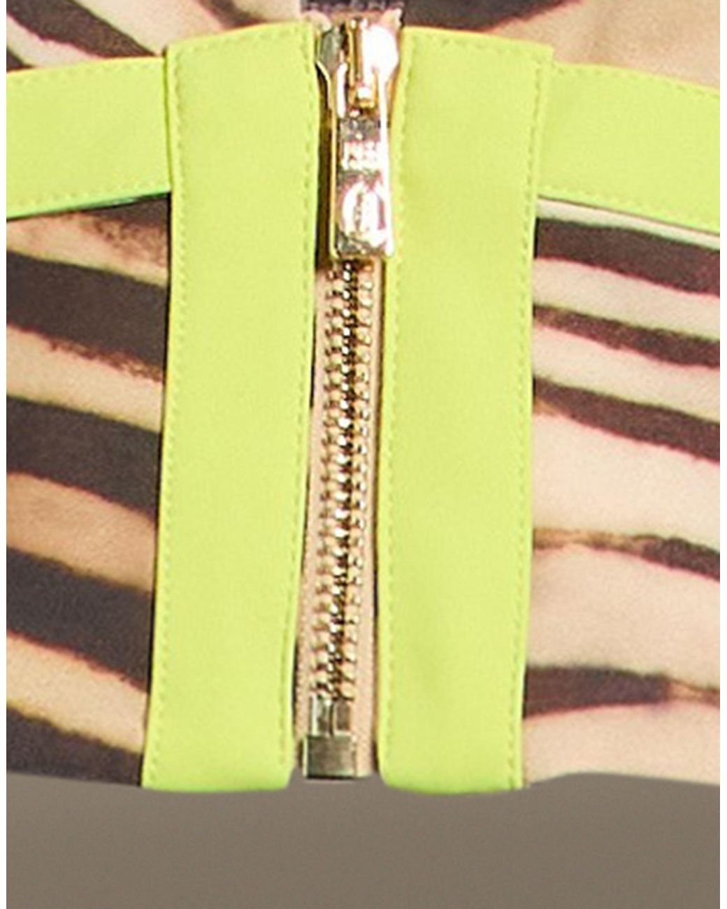 Just Cavalli Yellow Top Polyester, Elastane