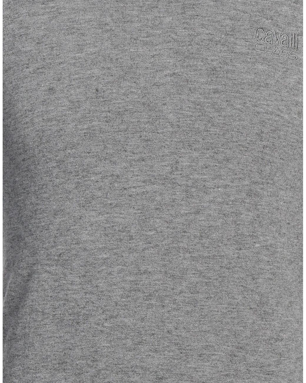 Roberto Cavalli Gray Jumper for men