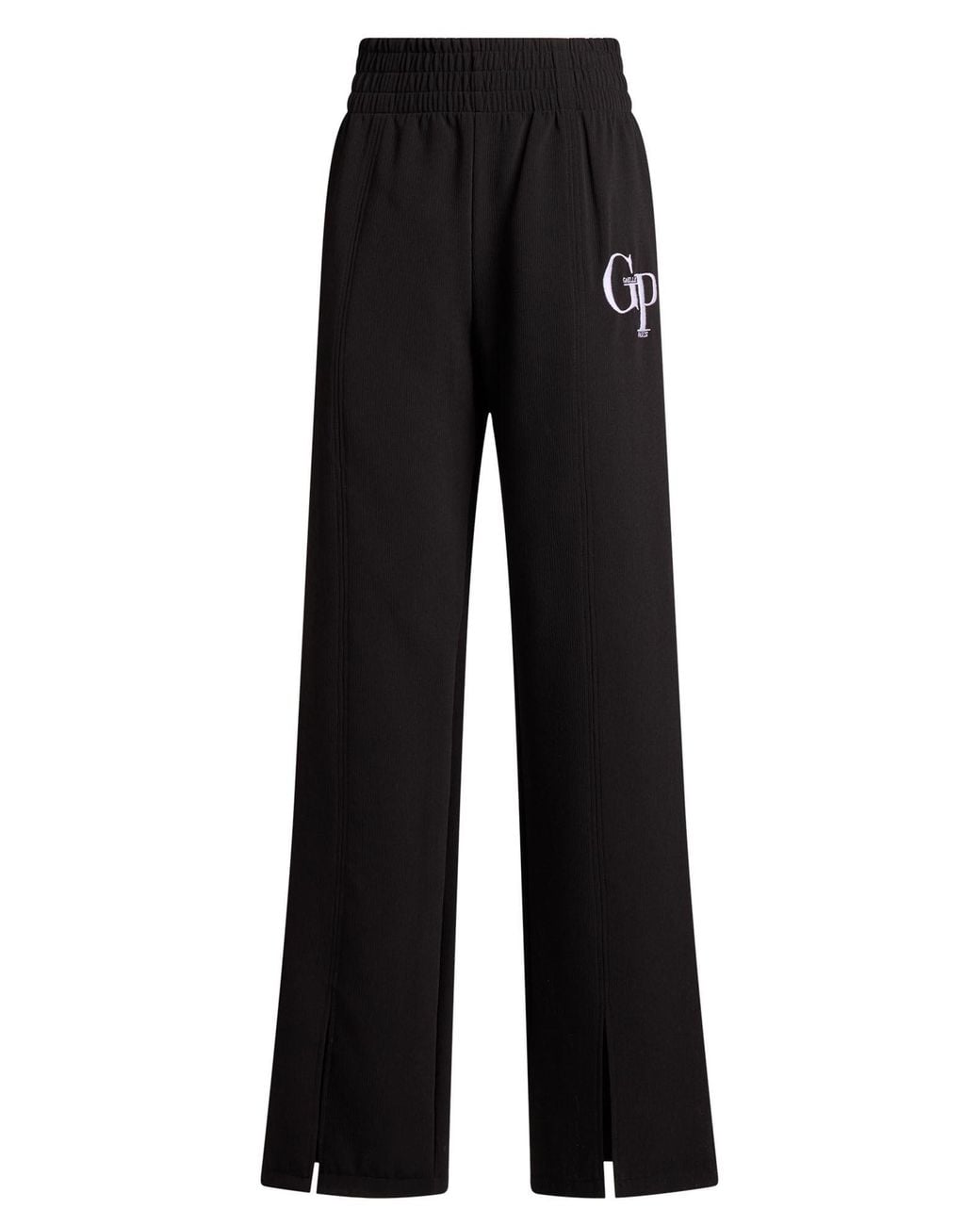 Gaelle Paris Black Pants Polyester, Elastane
