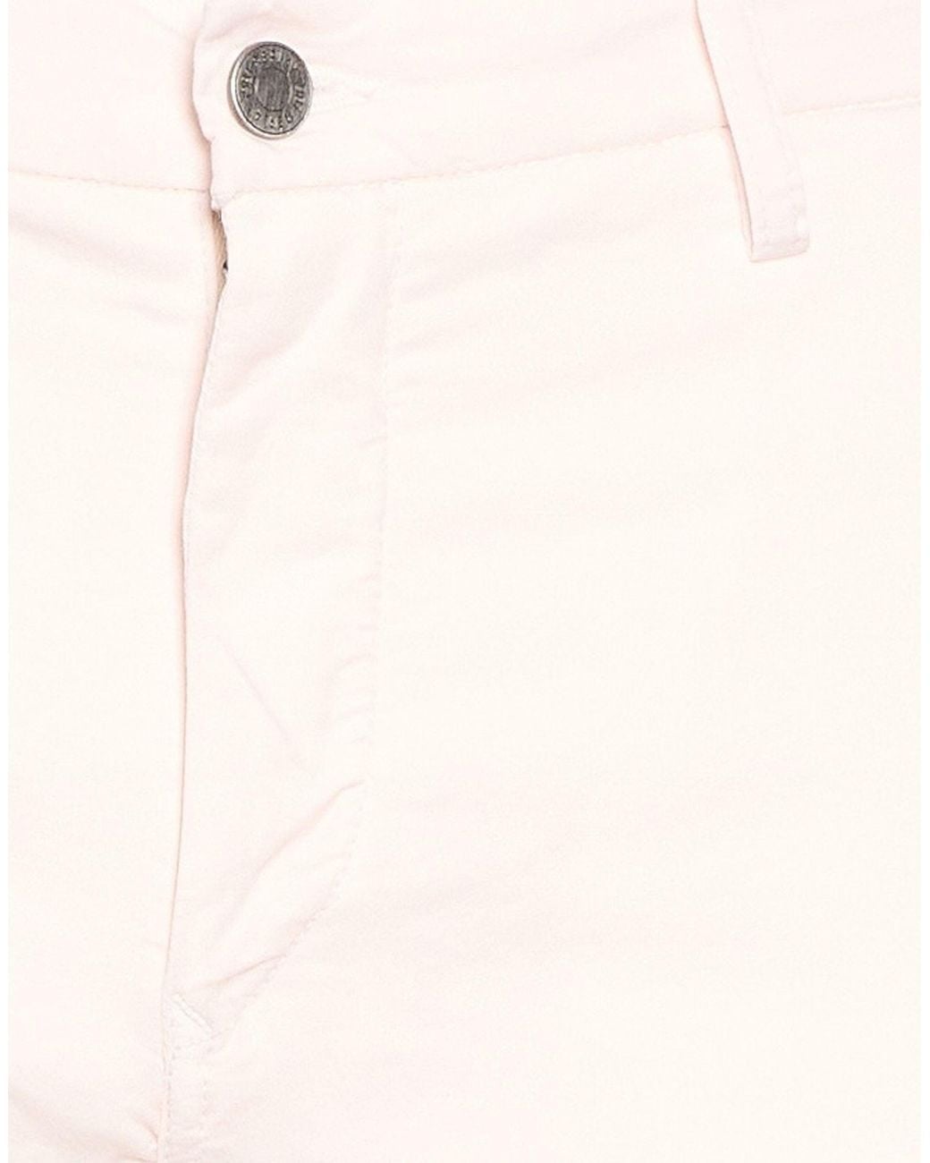 Replay White Pants Cotton, Elastane for men