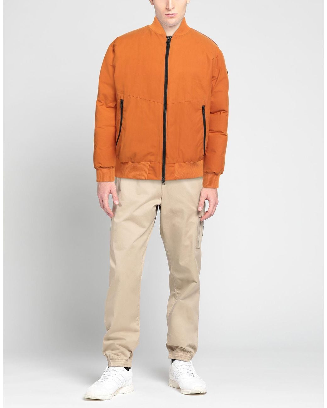 Colmar Orange Puffer Cotton, Polyamide for men