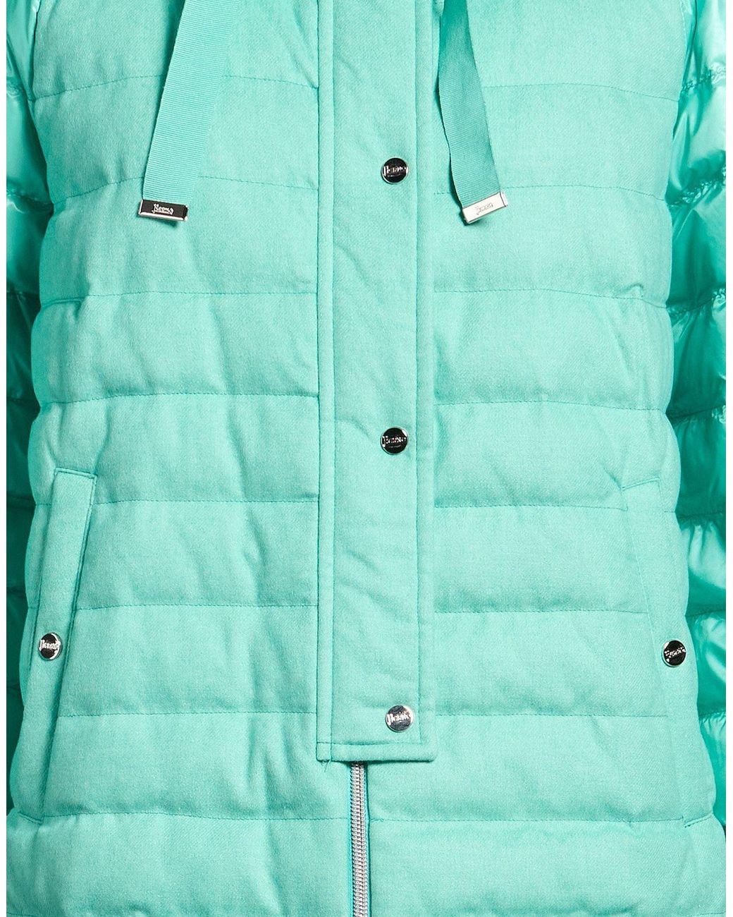 Herno Blue Puffer Silk, Cashmere