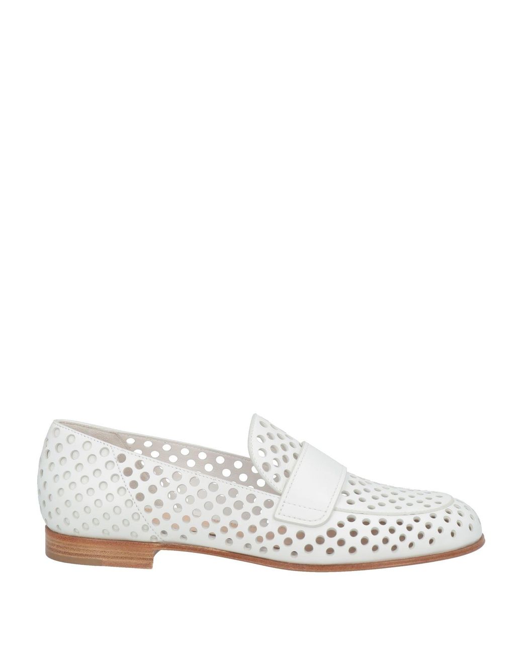 Gianvito Rossi White Mokassin