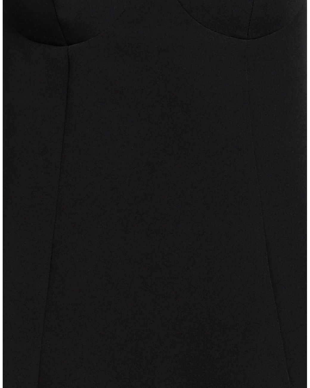 ACTUALEE Black Midi Dress