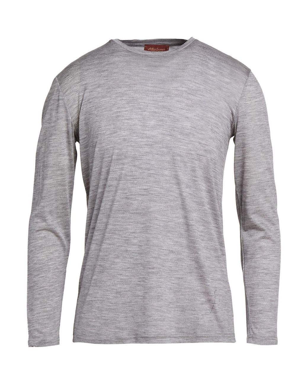 TWENTY-ONE by ANTONIO CARNEVALE Gray T-Shirt for men