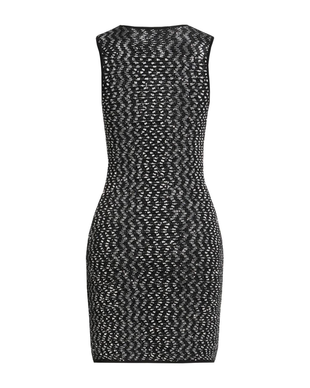 Missoni Black Mini Dress Viscose, Polyamide, Polyester, Elastane