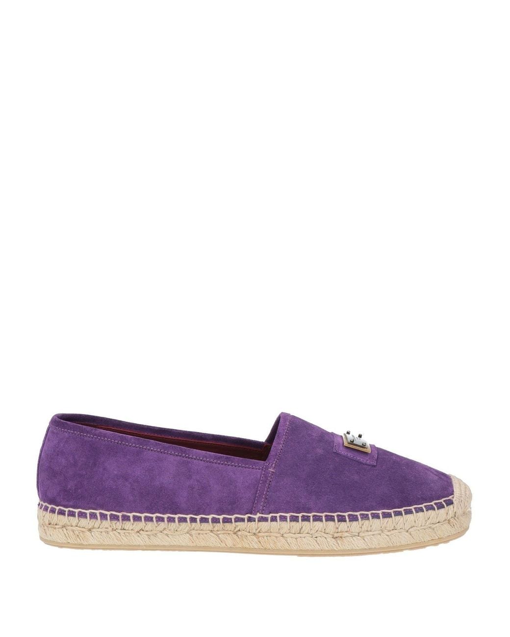 Dolce & Gabbana Purple Espadrilles Leather for men