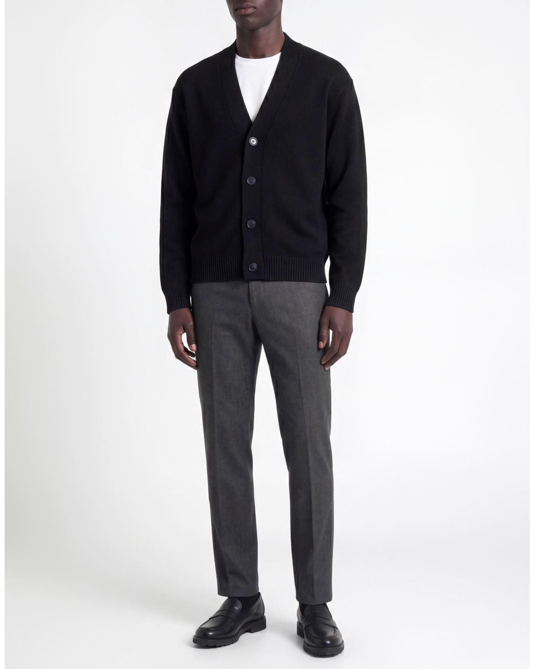 Alpha Studio Strickjacke in Black für Herren