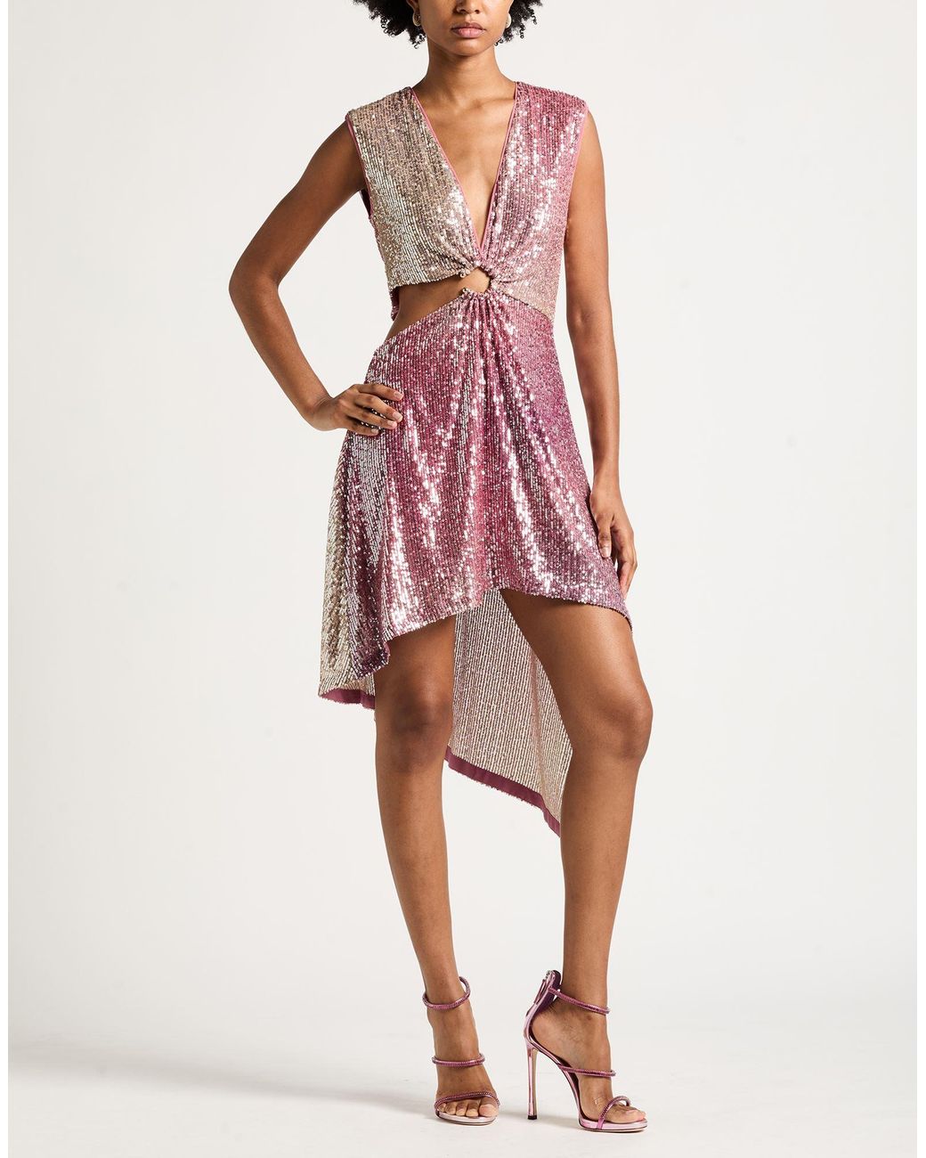 Liu Jo Pink Midi Dress
