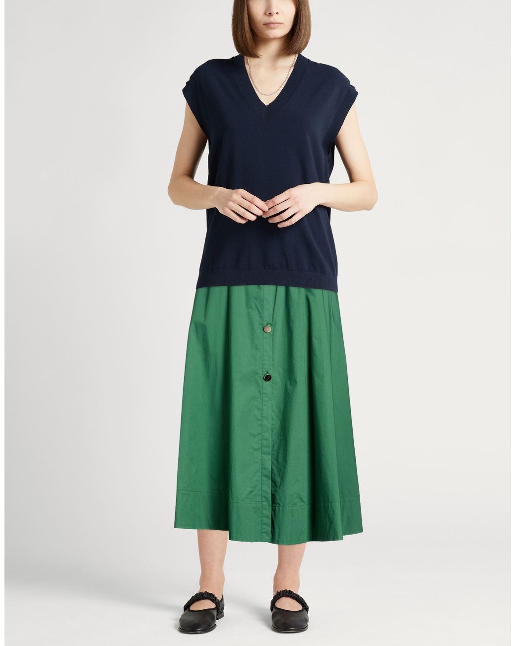 Liu Jo Green Midi Skirts