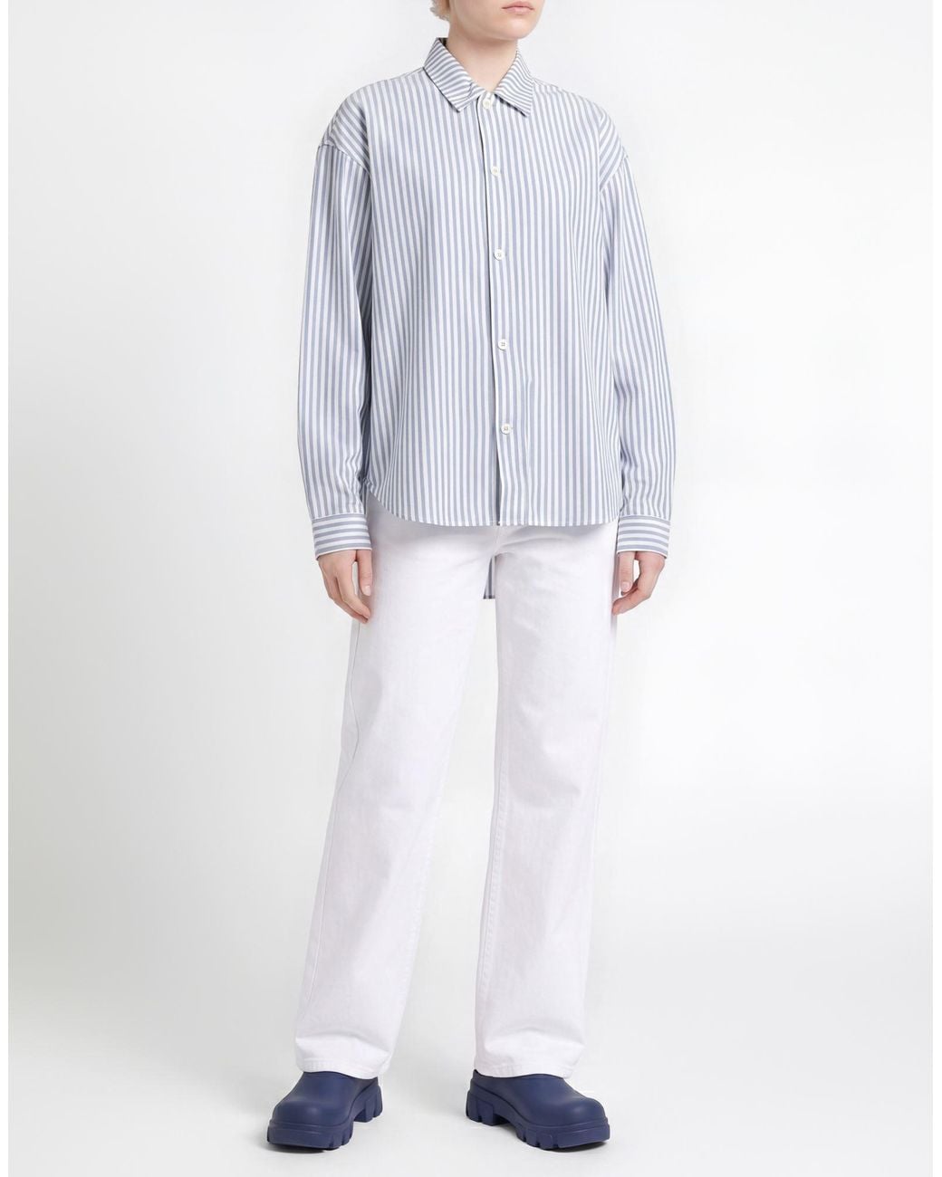 Sunnei Blue Shirt Organic Cotton