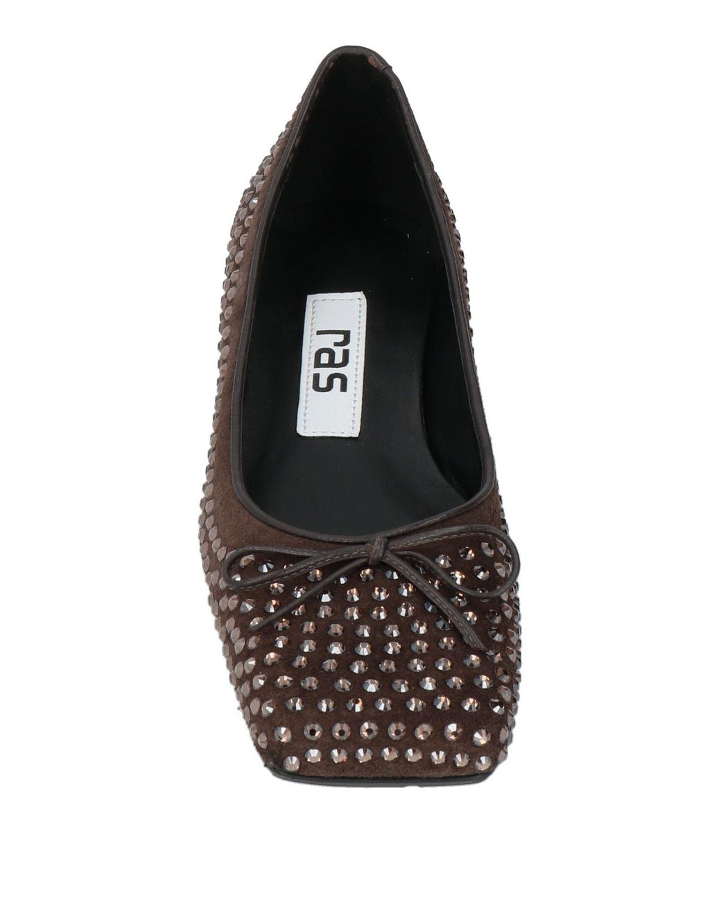 Ras Brown Ballet Flats Leather
