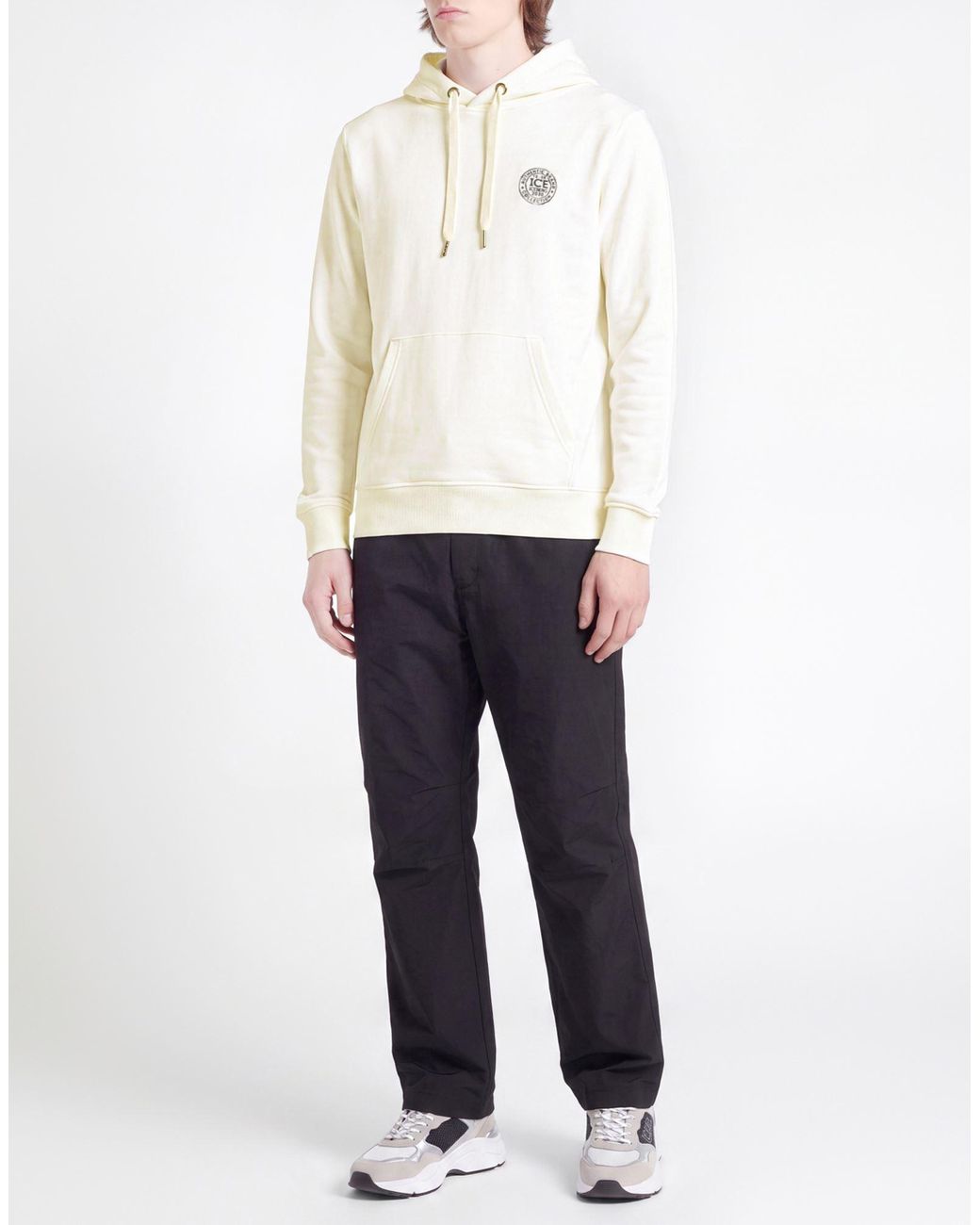 Ice Iceberg White Sweatshirt Cotton for men