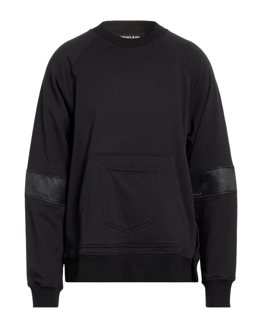 Versace Jeans Couture Black Sweatshirt Cotton for men
