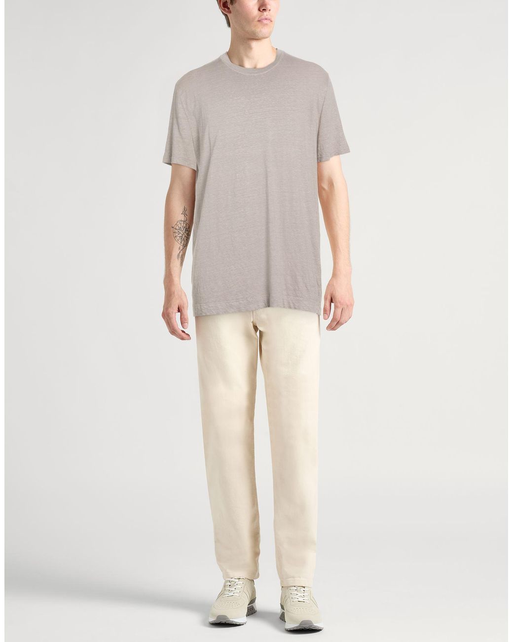 Fedeli Gray T-Shirts for men