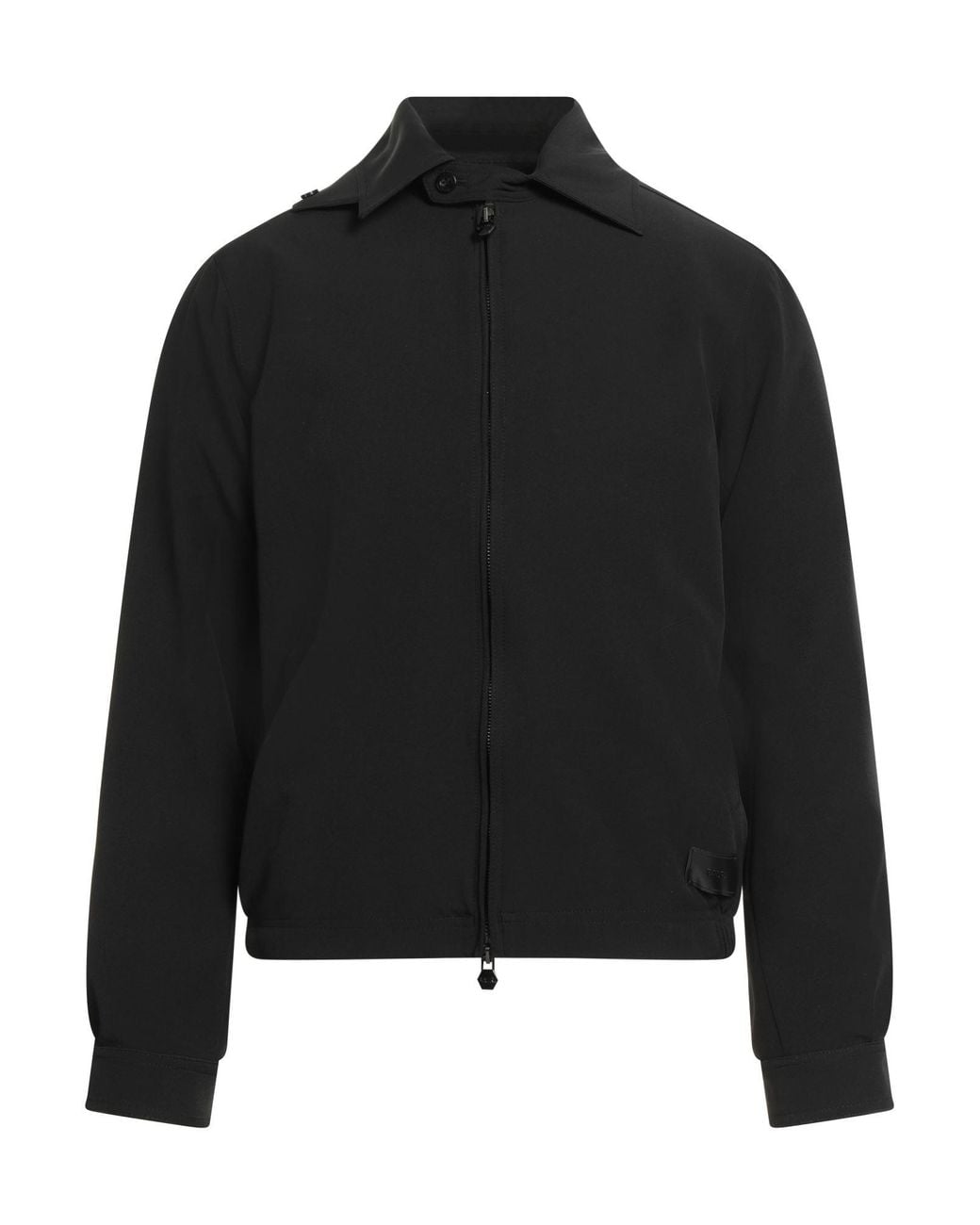 BALR Black Jacket Polyester, Recycled Polyester, Elastane for men