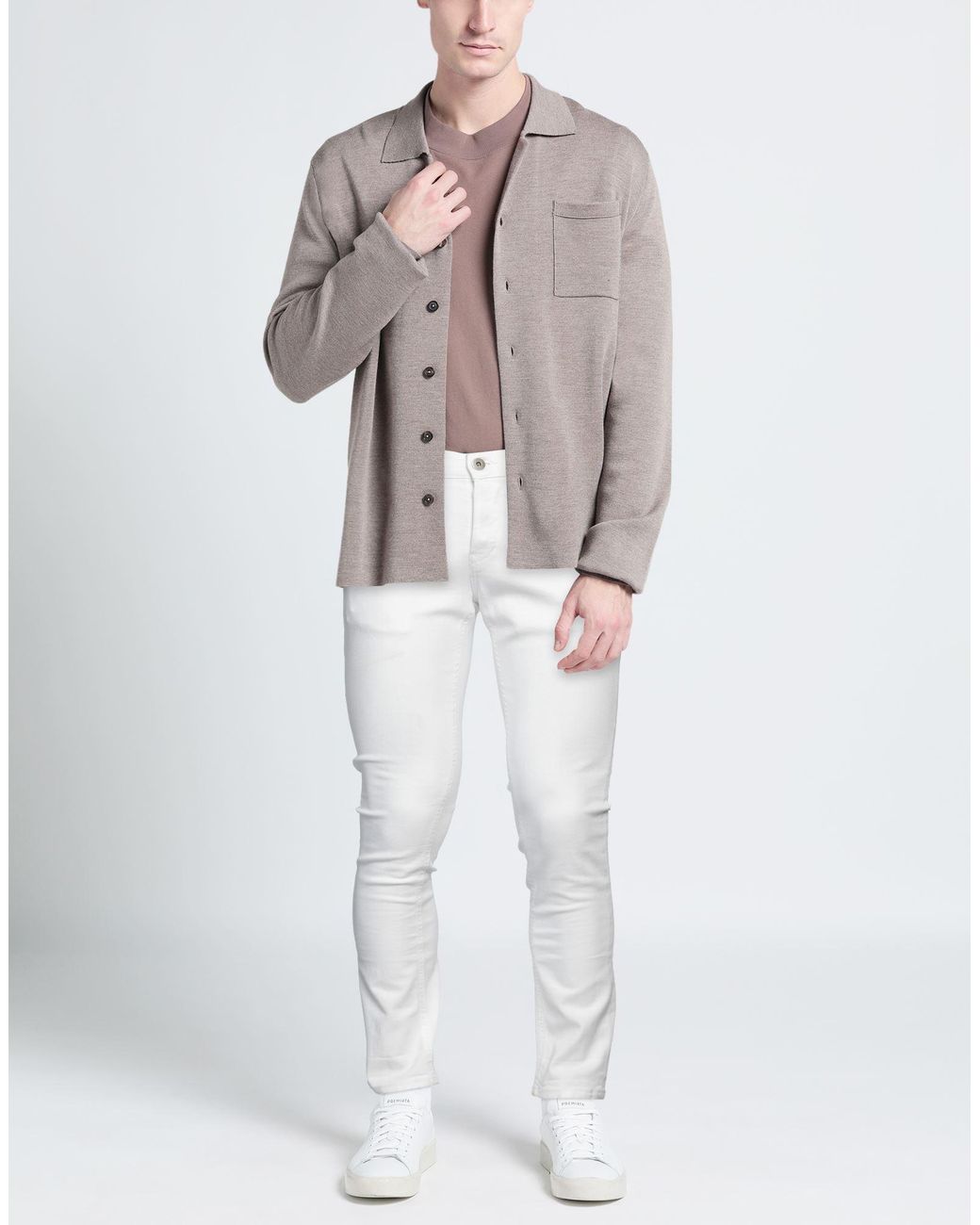 Dondup White Jeans for men