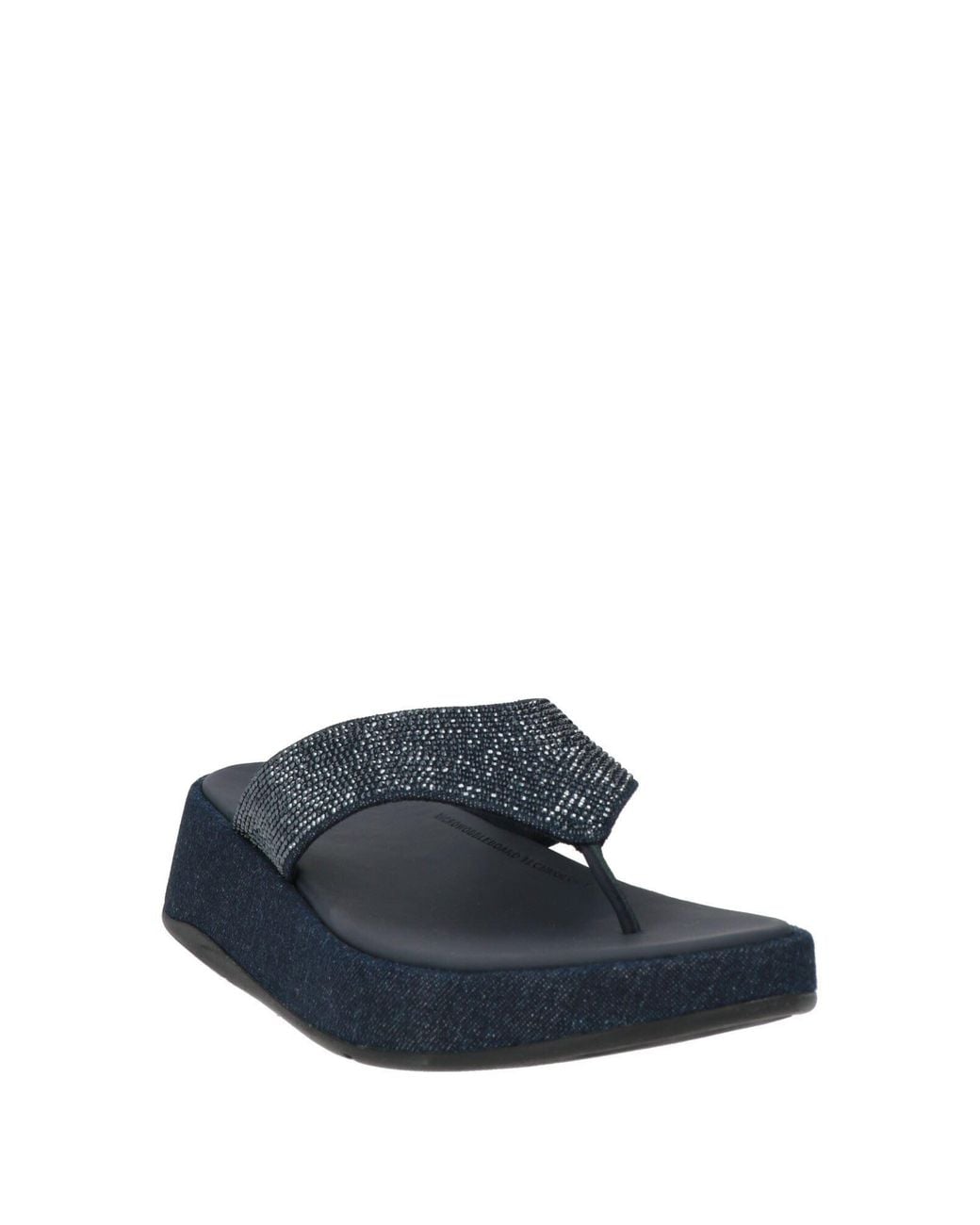 Fitflop Blue Midnight Thong Sandal Textile Fibers
