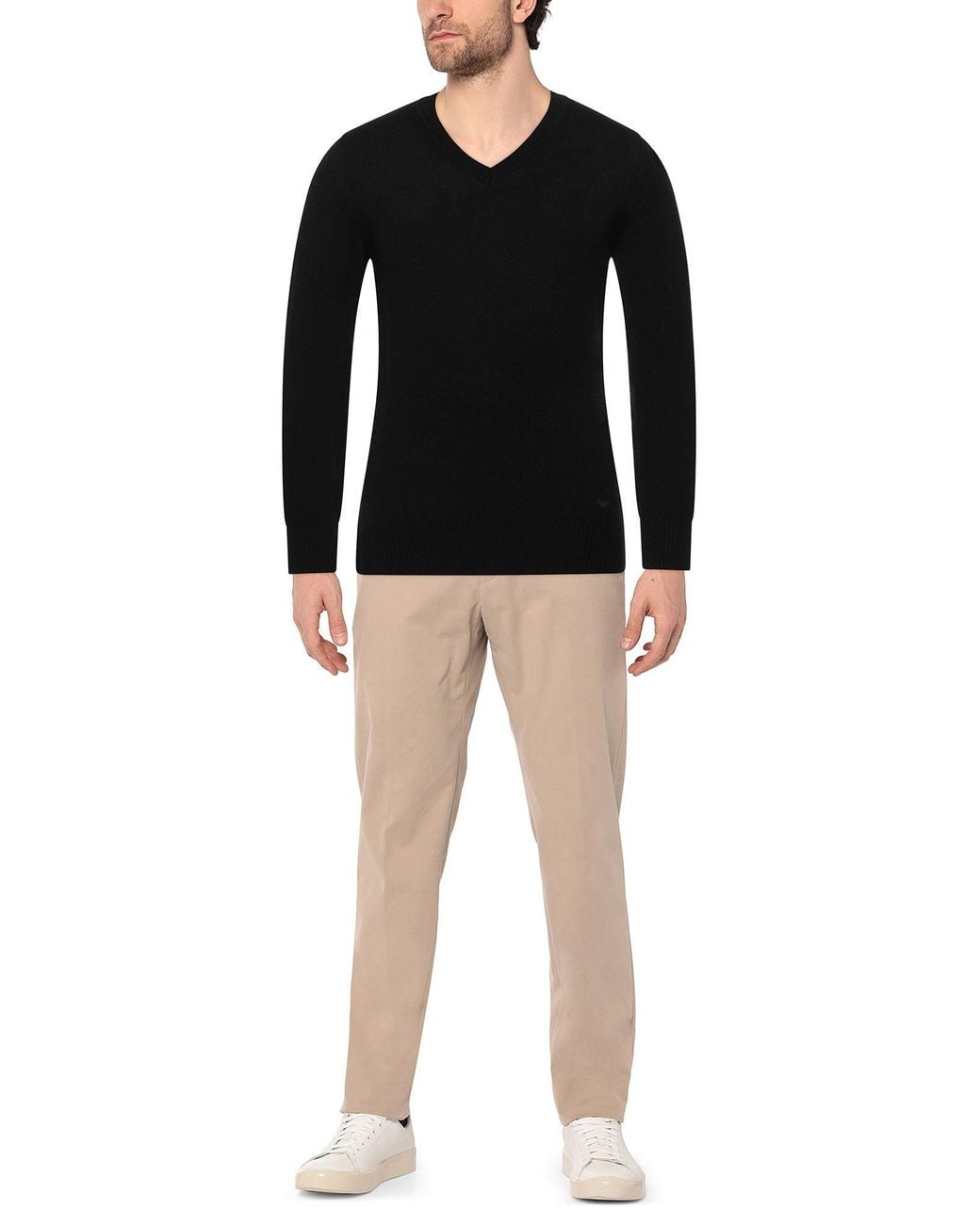 Pullover Emporio Armani de hombre de color Black