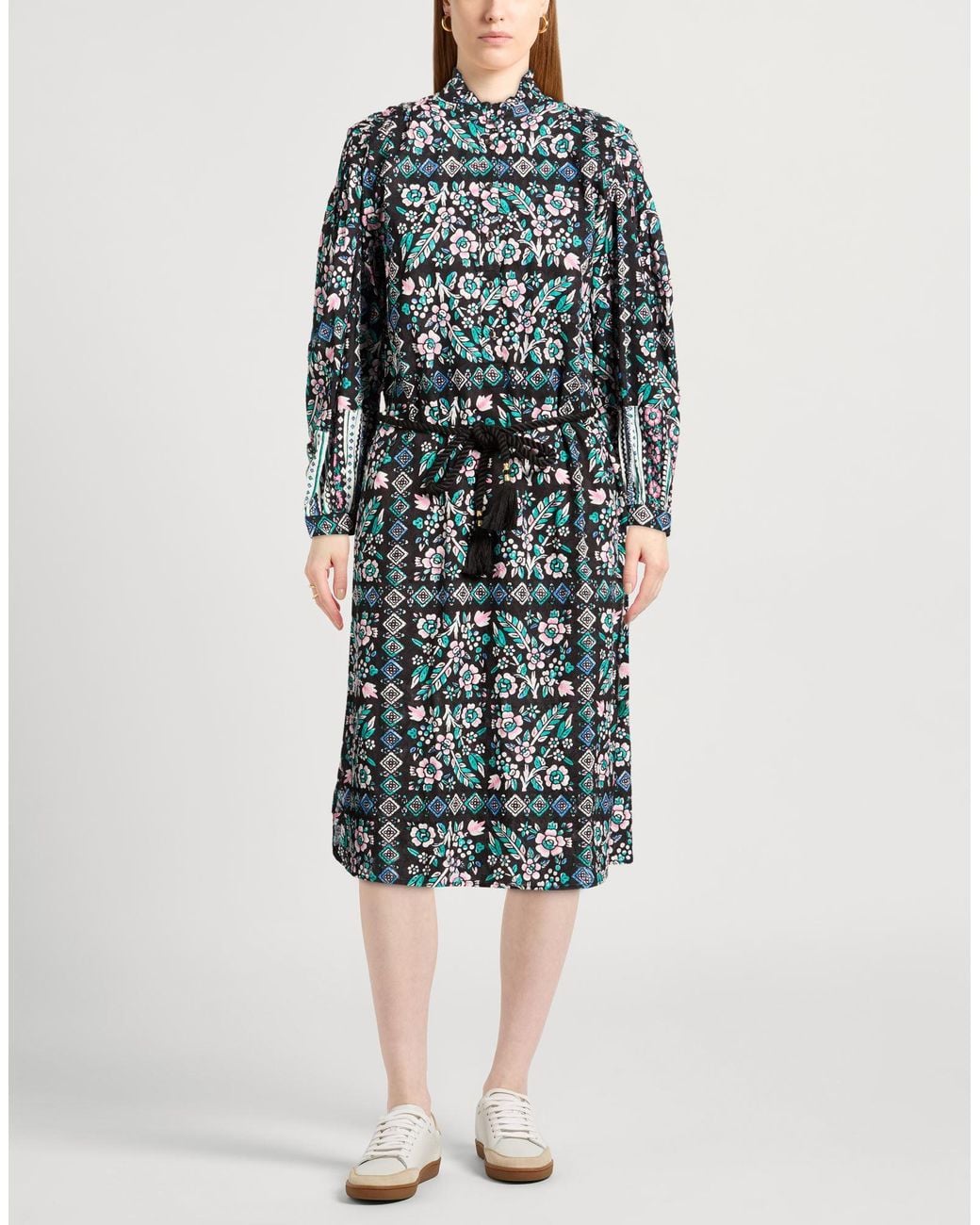 Antik Batik Black Midi Dress
