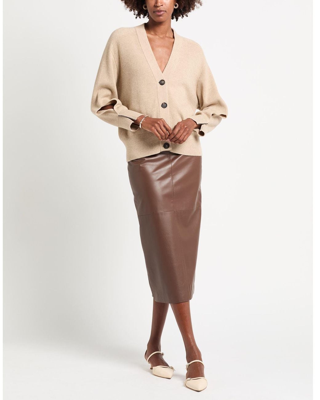Brunello Cucinelli Natural Cardigan