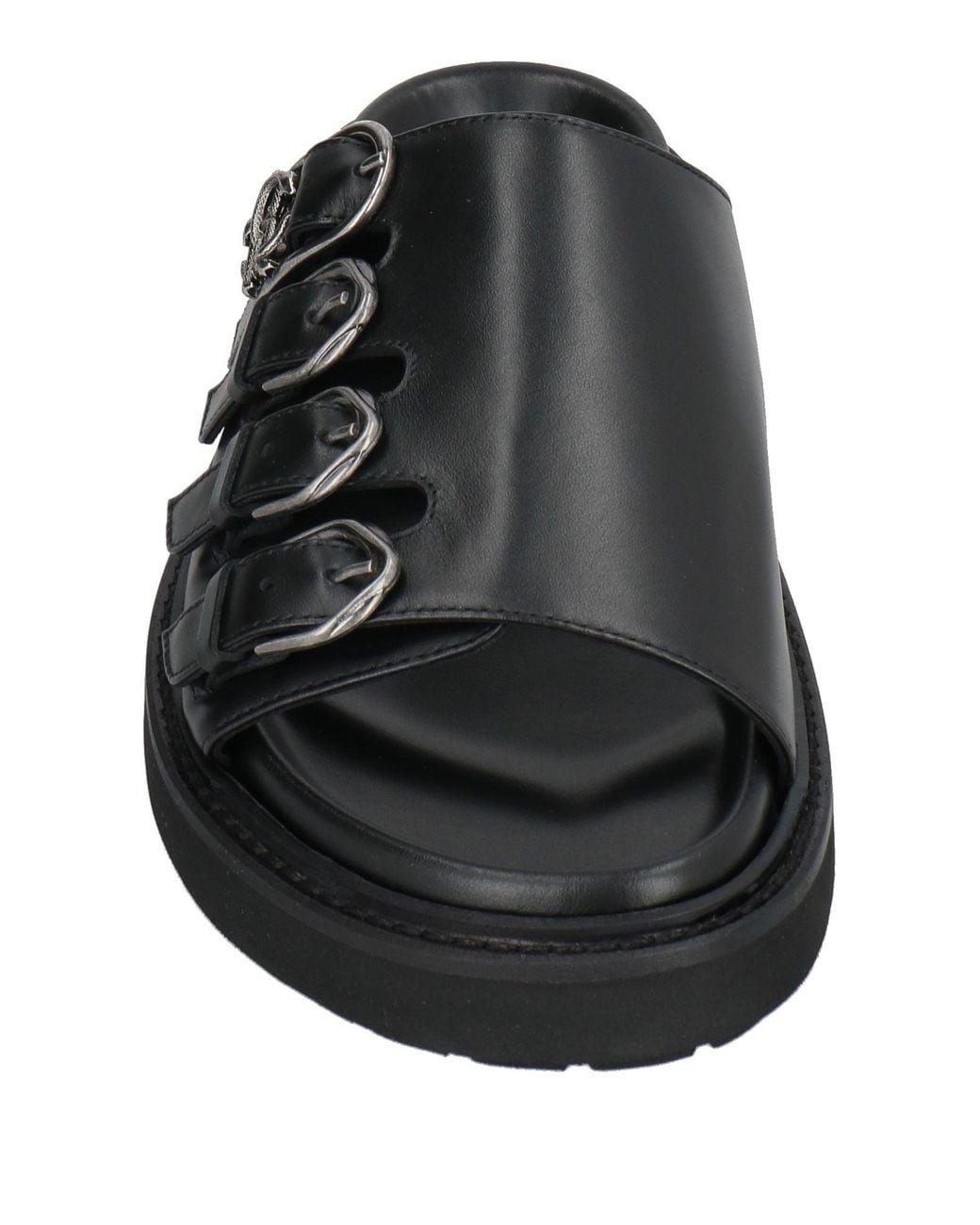 Roberto Cavalli Black Sandals Leather for men