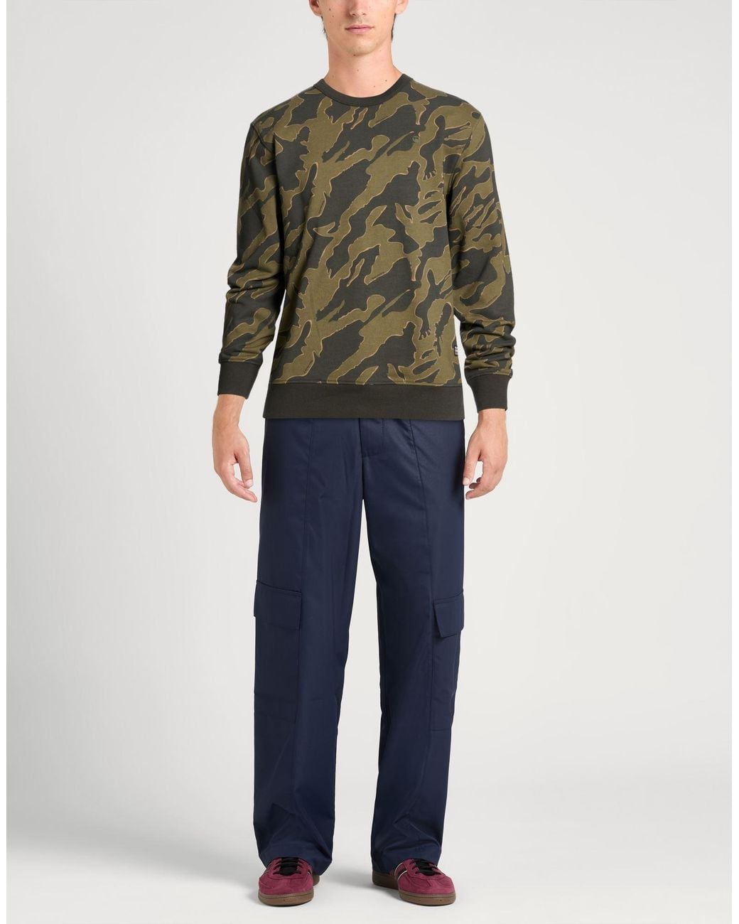 G-Star Green Military Sweatshirt Organic Cotton for men