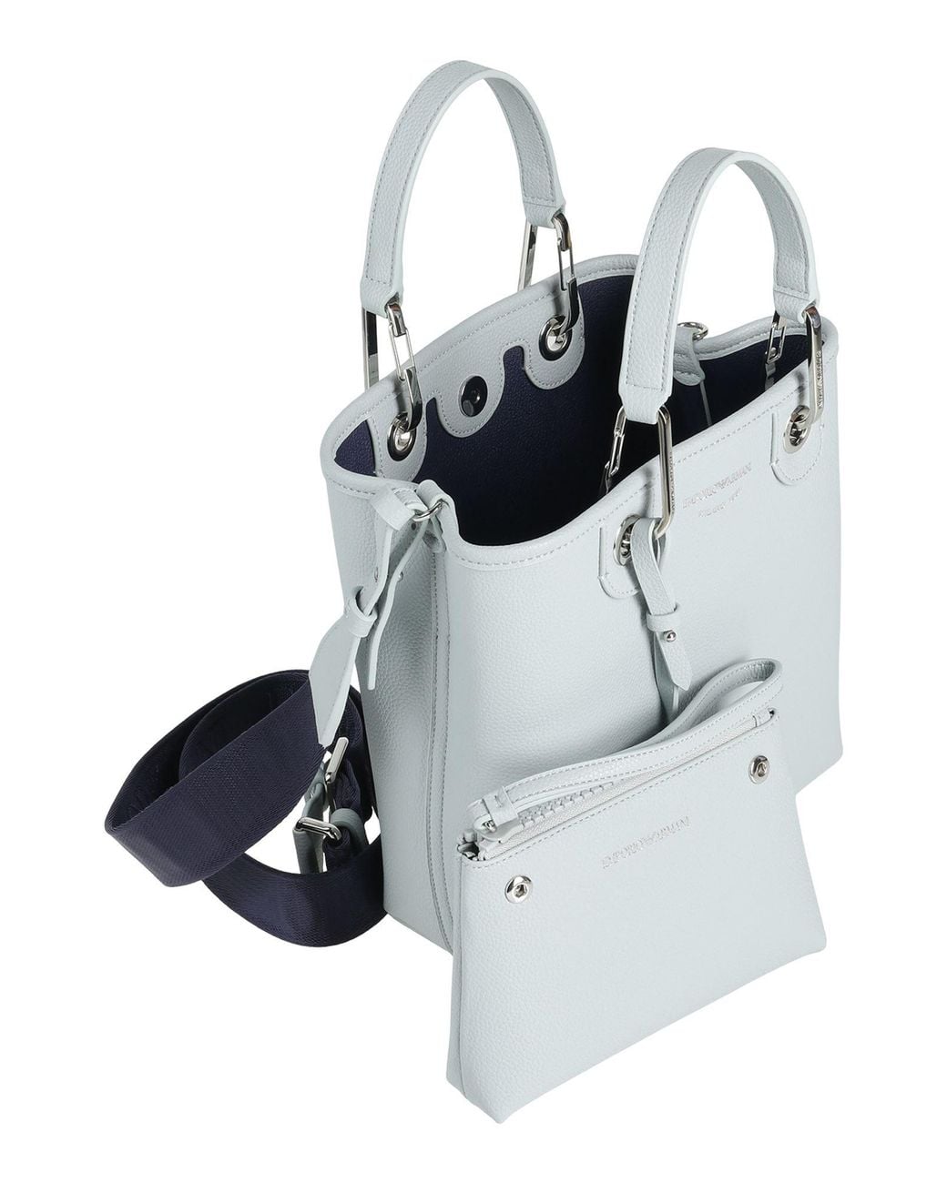 Emporio Armani Gray Handbags