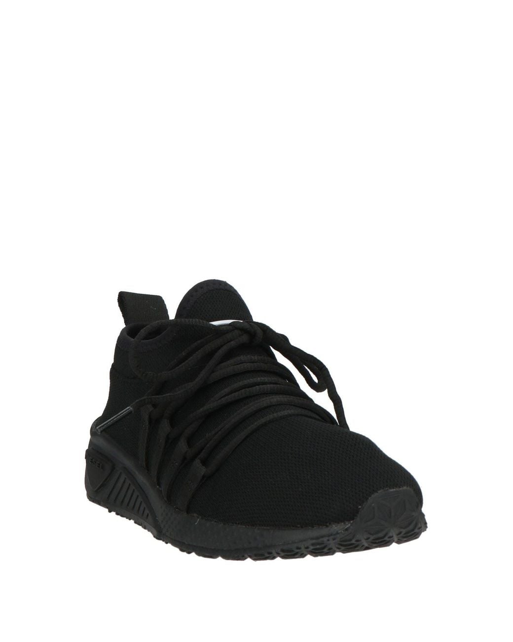 DIESEL Black Sneakers Textile Fibers