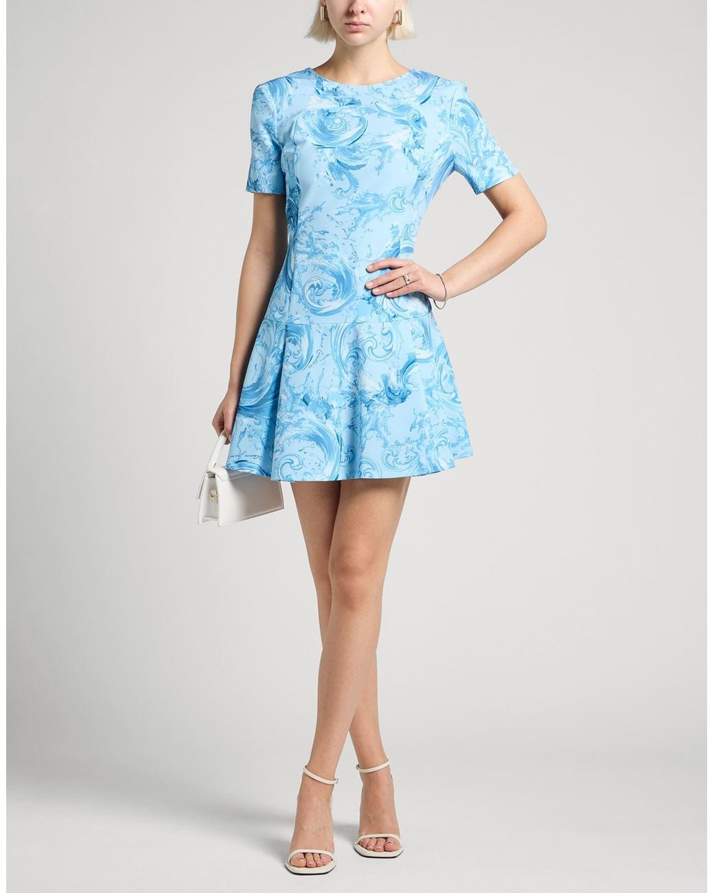 Versace Jeans Couture Blue Mini Dress