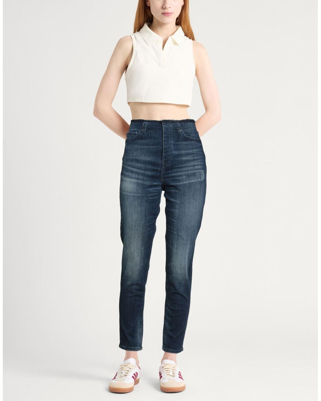 ARMANI EXCHANGE Blue Jeans Cotton, Elastane