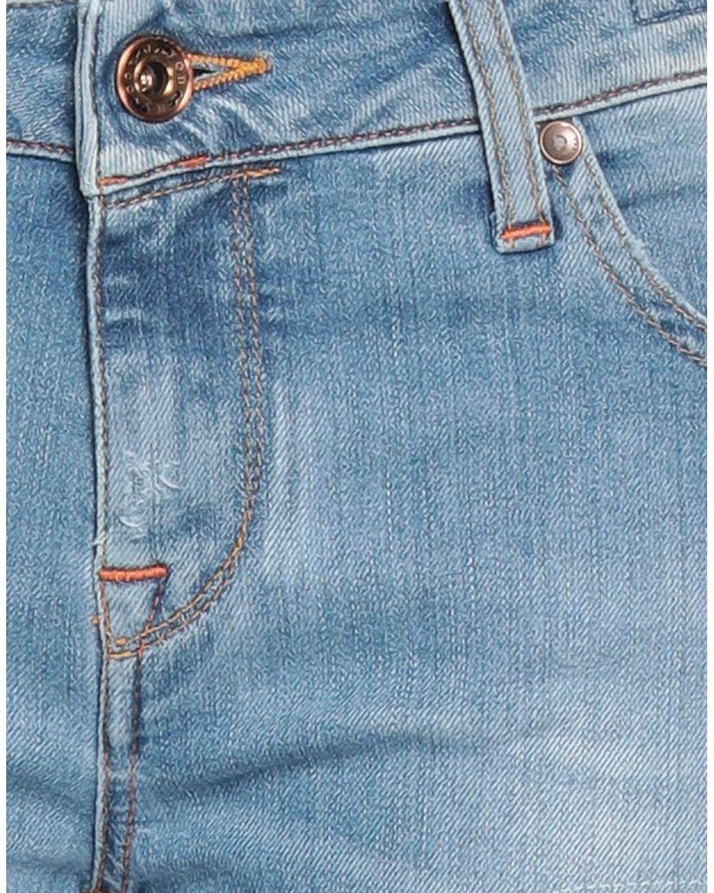 Jacob Cohen Blue Premium Jeans Cotton, Polyester, Elastane