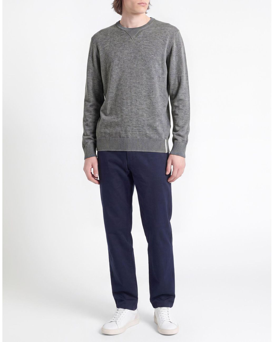 Alpha Studio Gray Jumper for men