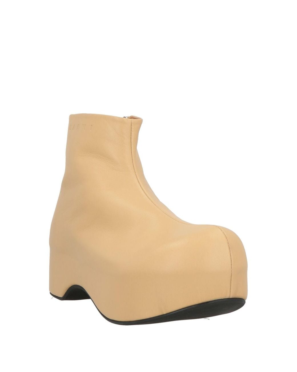 Marni Natural Ankle Boots Leather