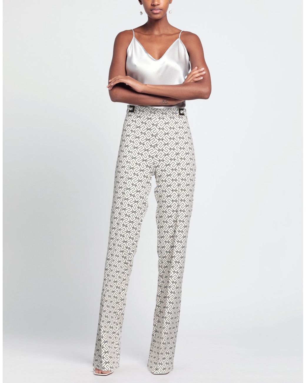 Elisabetta Franchi Gray Pants