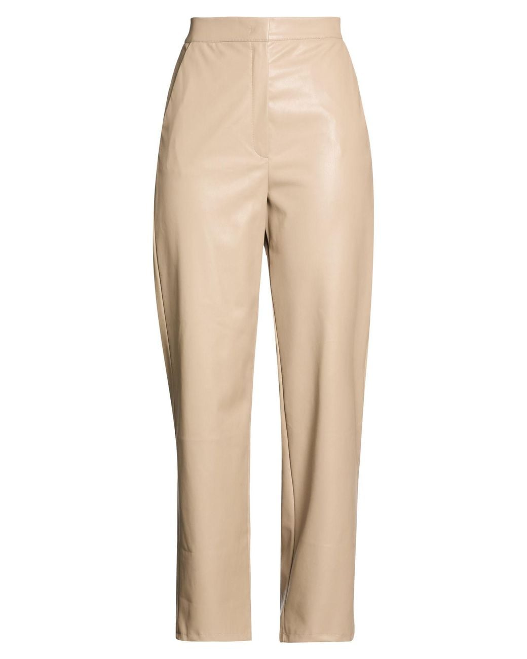 Marella Natural Pants Polyester, Polyurethane