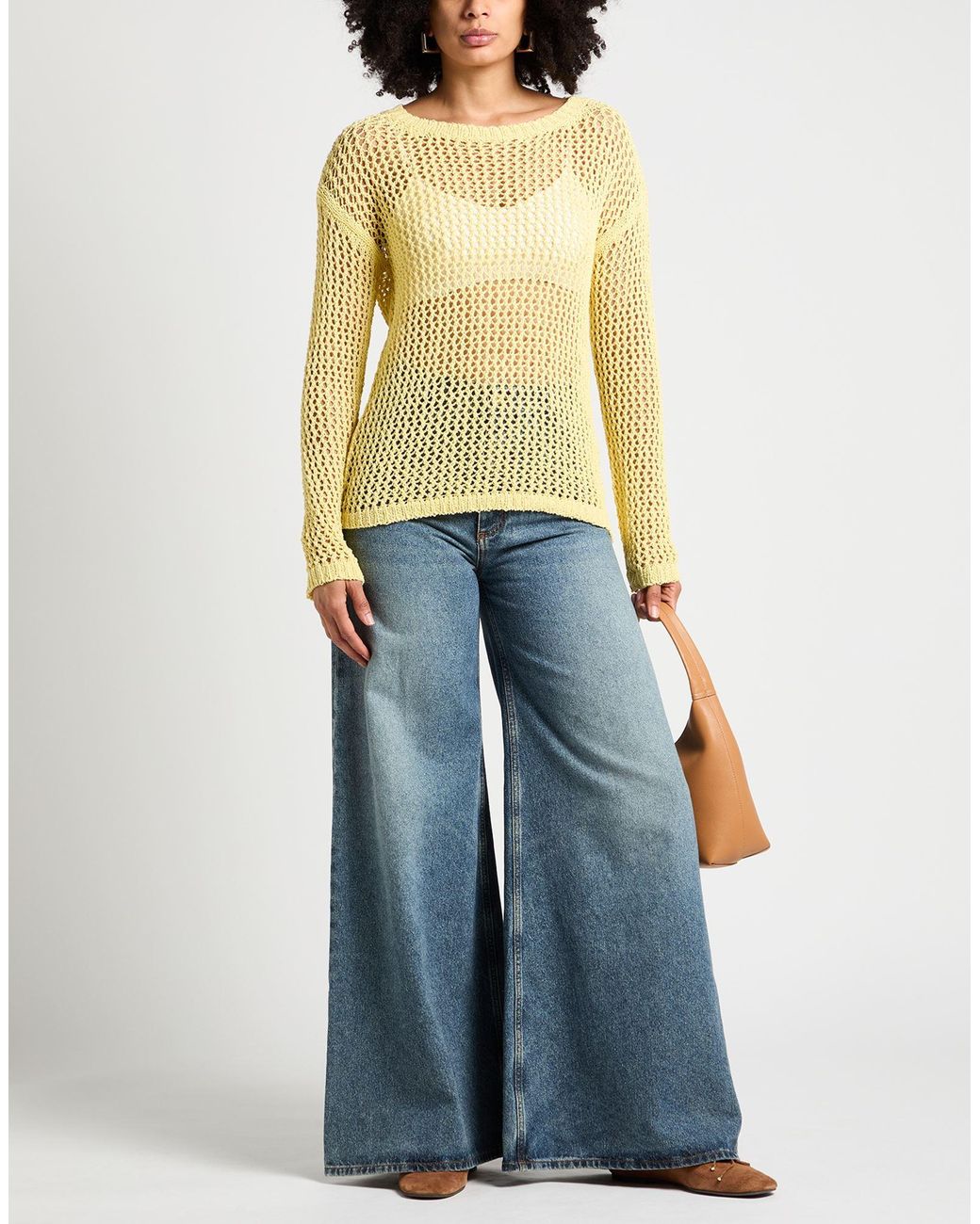 Pullover Maliparmi en coloris Yellow