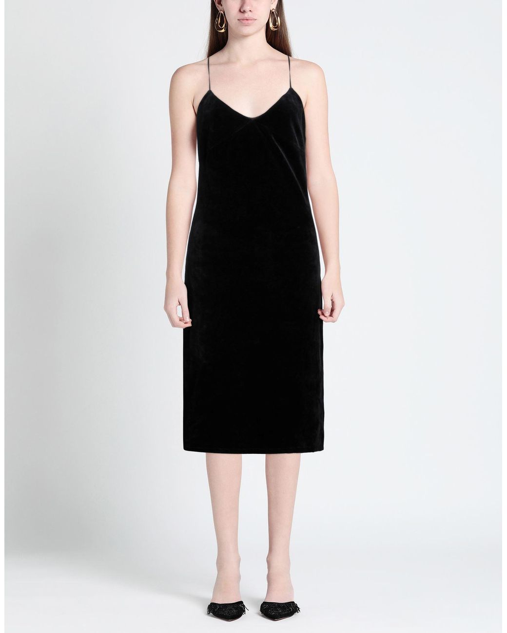 Juicy Couture Black Midi Dress