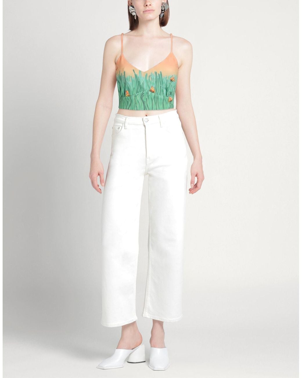 Silvia Schneider Green Top Polyester