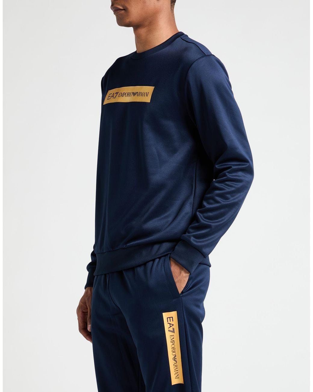 EA7 Blue Tracksuits for men