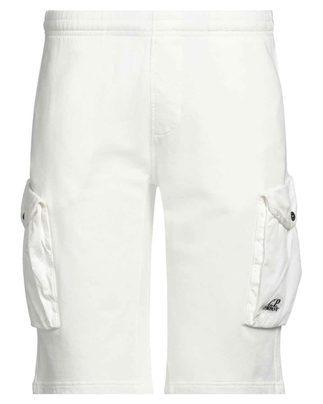 C P Company White Shorts & Bermuda Shorts for men