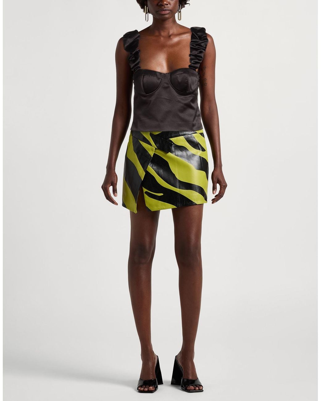 Moschino Black Top Polyester, Elastane