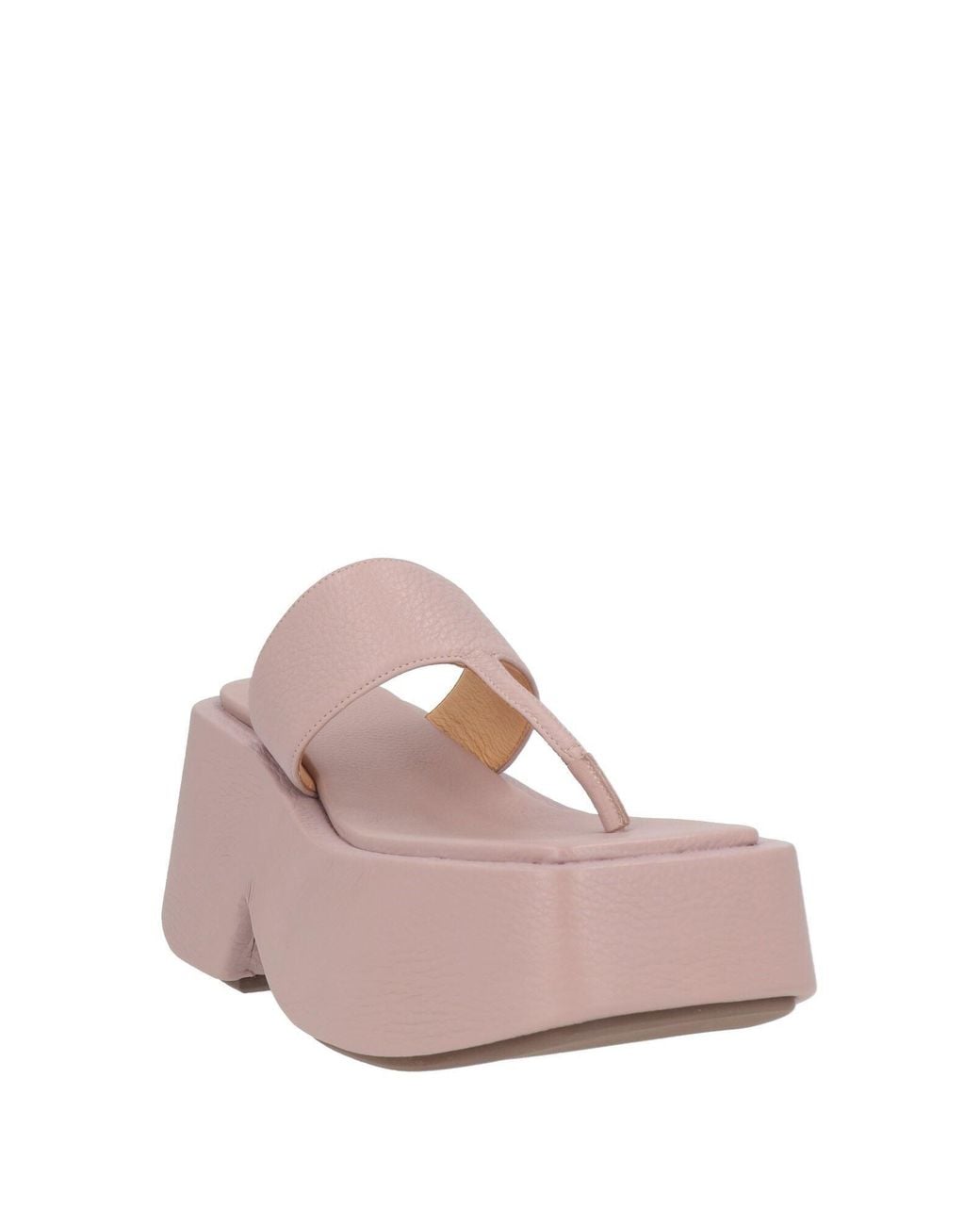 Marsèll Pink Light Thong Sandal Leather