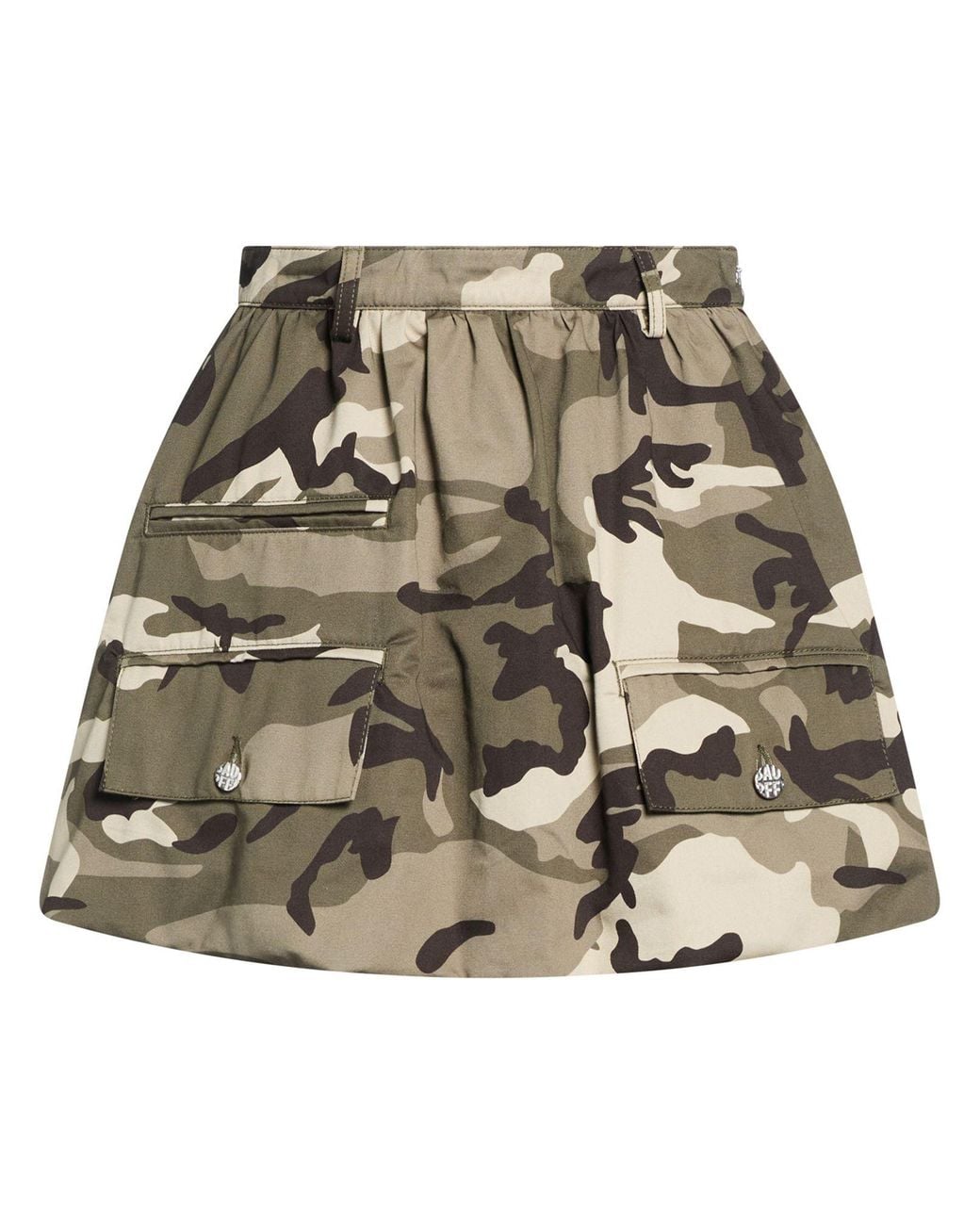 Baum und Pferdgarten Green Military Mini Skirt Cotton