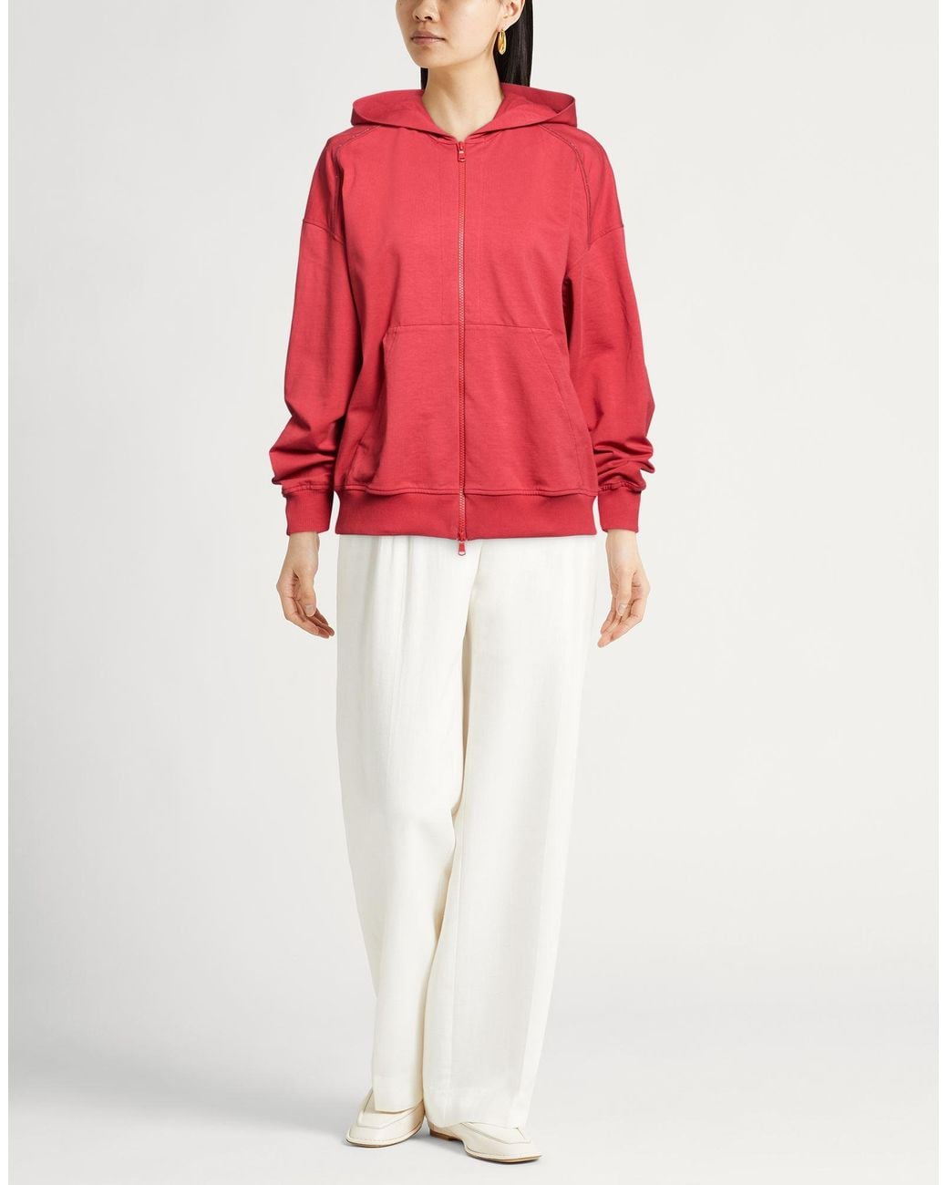 Brunello Cucinelli Pink Sweatshirt Cotton, Elastane