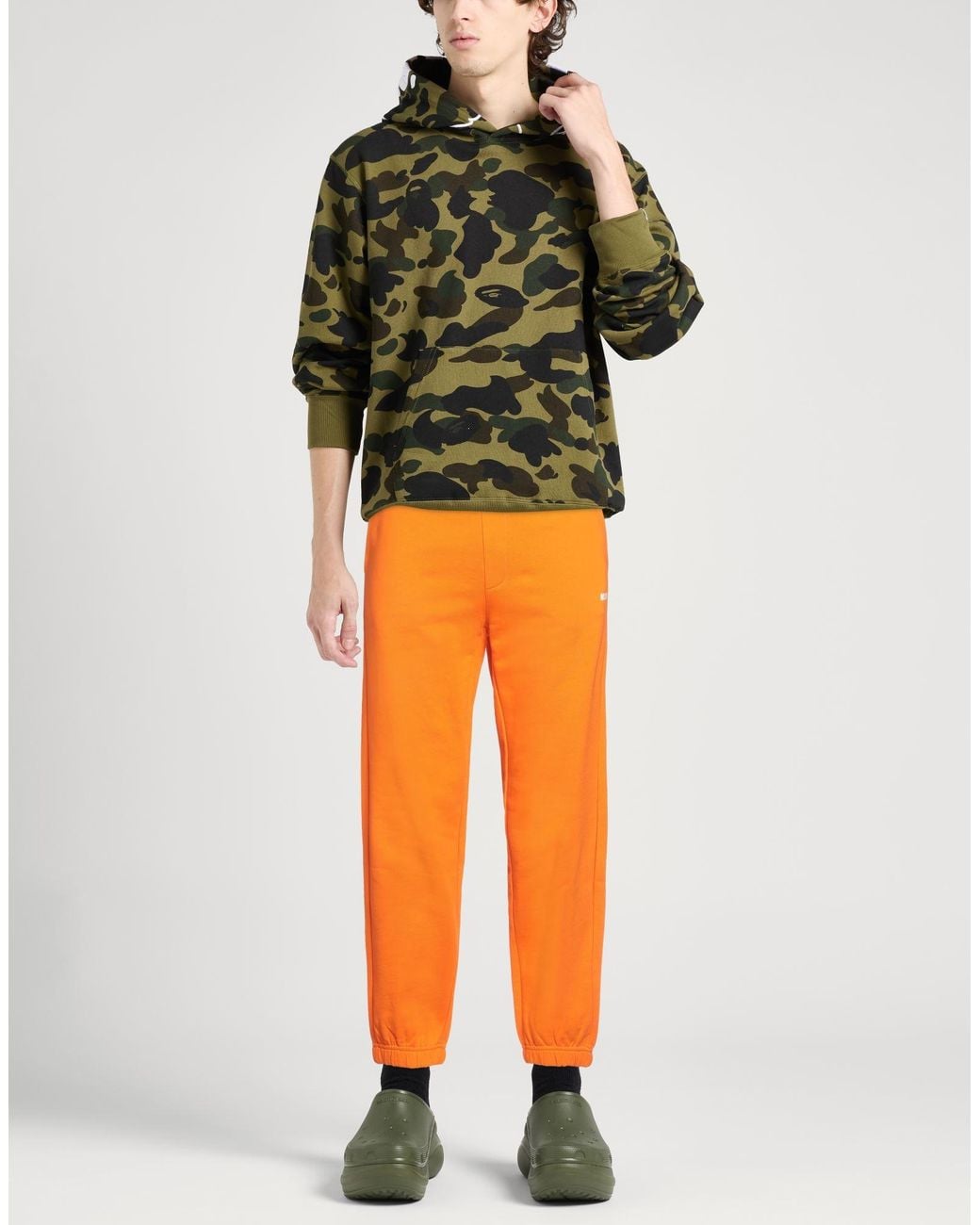 MSGM Orange Trouser for men