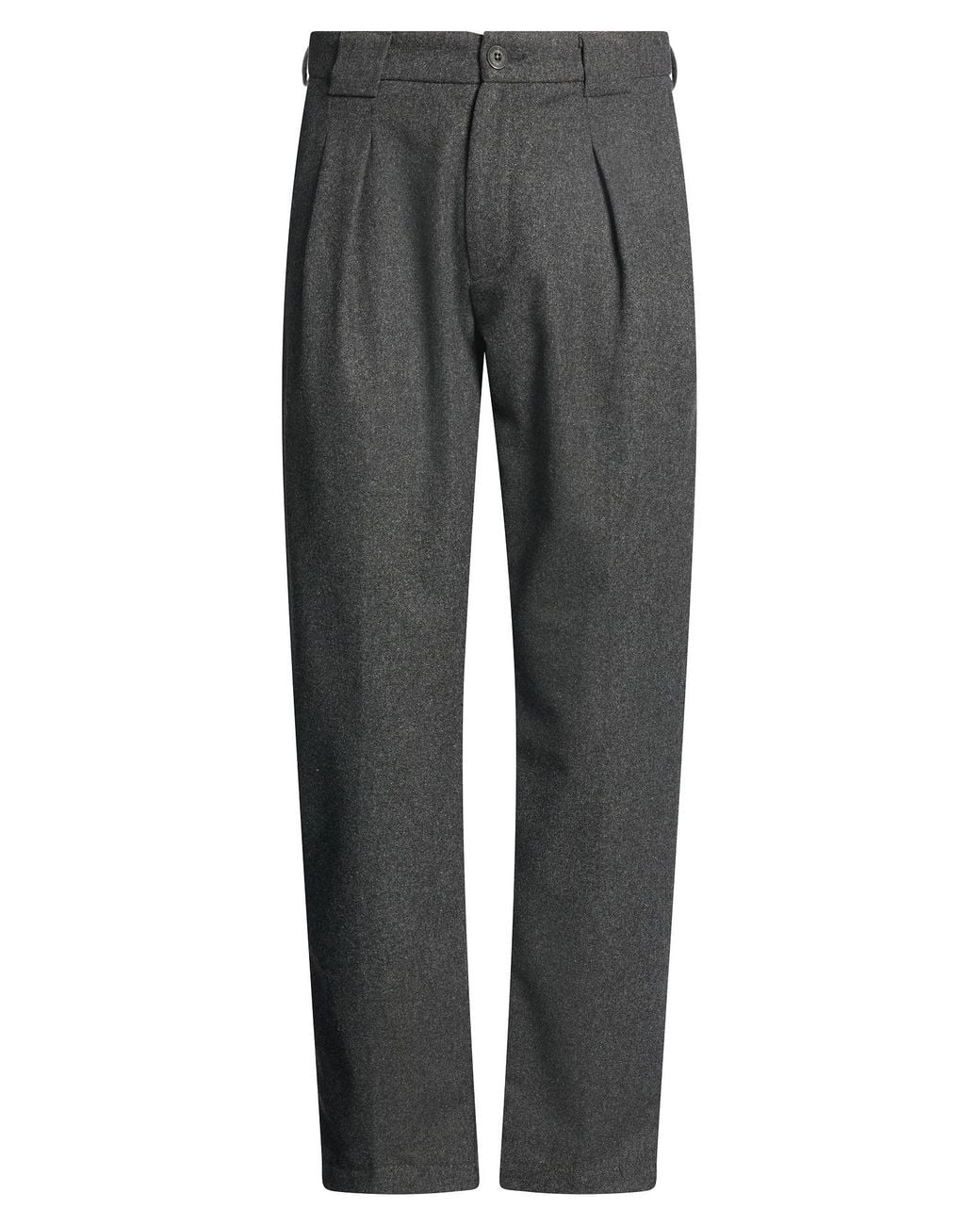 Imperial Gray Pants Polyester, Viscose, Wool for men